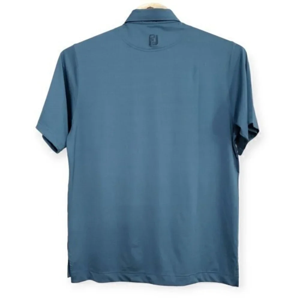 FootJoy Mens Large Fernandina Beach Golf Club Athletic Short Sleeve Polo Florida